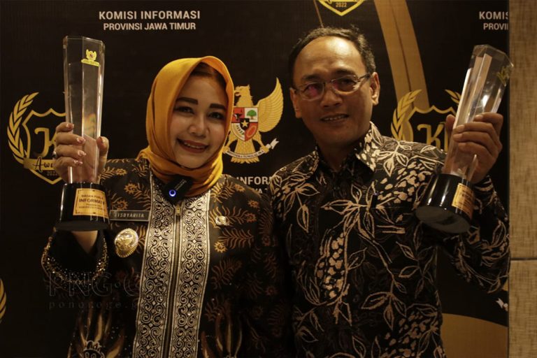 Borong Lima KI Awards Sekaligus, Desa Grogol Jagoan Keterbukaan Informasi Publik Seantero Jawa Timur