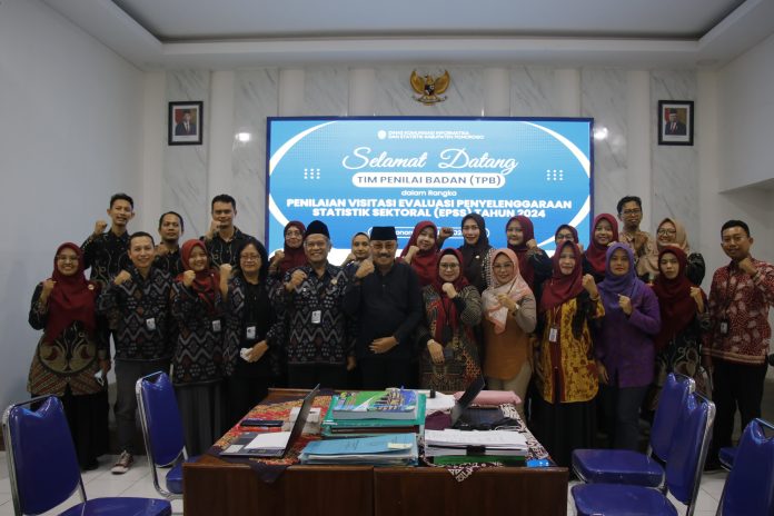 Dinas Kominfo dan Statistik Ponorogo Jadi Tuan Rumah Penilaian Visitasi Statistik Sektoral