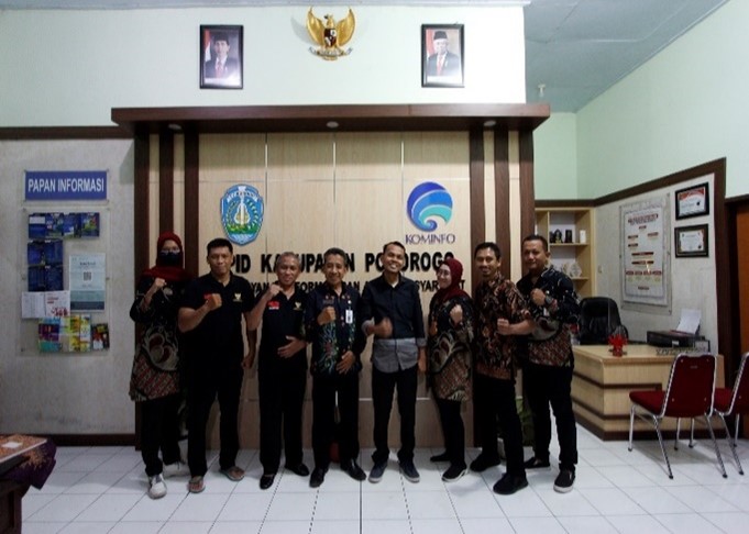 VISITASI KI JAWA TIMUR DALAM RANGKA KI AWARDS TAHUN 2022 DI DINAS KOMUNIKASI INFORMATIKA DAN STATISTIK KABUPATEN PONOROGO 5