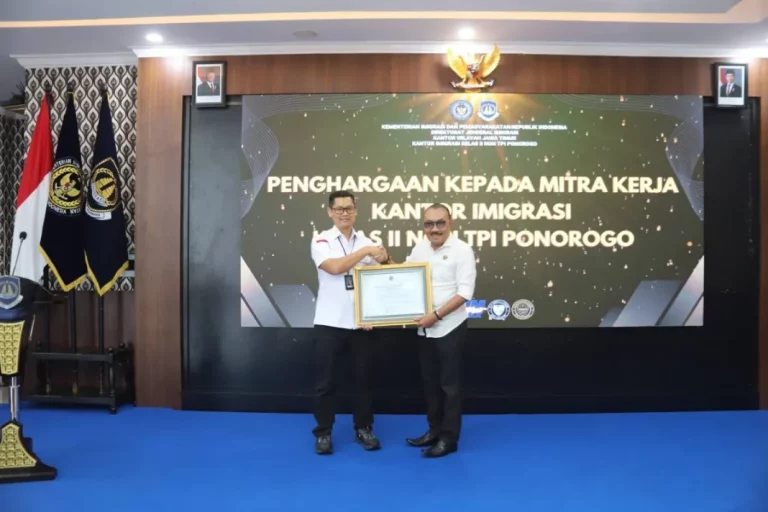 Kantor Imigrasi Jadikan Dinas Kominfo dan Statistik Ponorogo Sebagai Mitra Kerja Terbaik