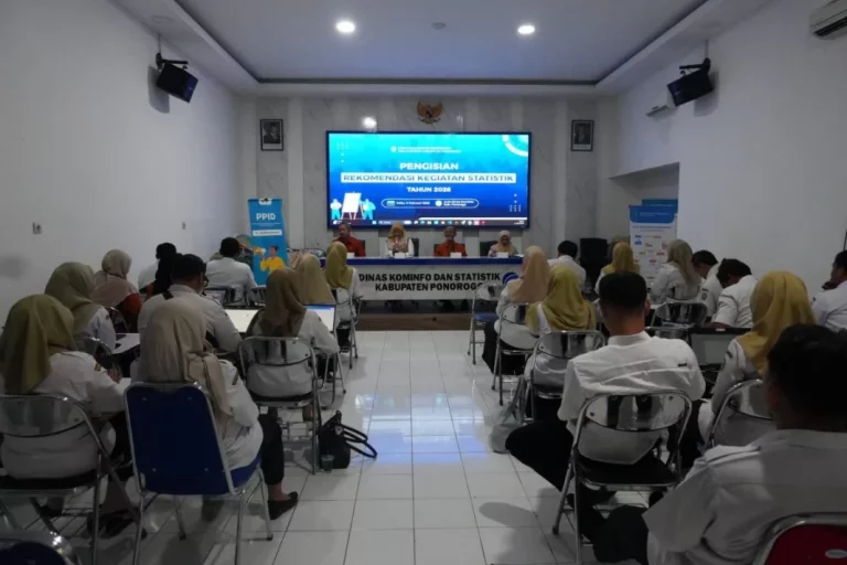 Rapatkan Barisan Operator Satu Data Ponorogo (SADAP) Kelola Statistik Sektoral